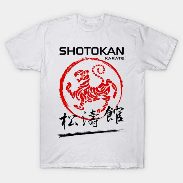 Shotokan Karate Tiger T-Shirt by juyodesign